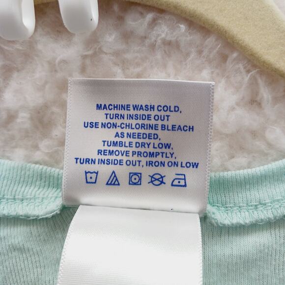 T-Shirt Size M Pastel Green Whimsycore Bloomcore Light Academia Fairycore Floral - Picture 15 of 15